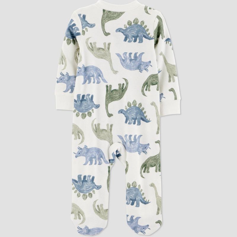 slide 2 of 5, Carter's Just One You® Baby Boys' Dinosaurs Sleep N' Play - Green/Ivory Newborn, 1 ct