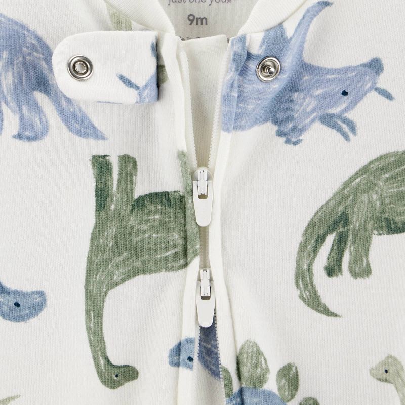 slide 3 of 5, Carter's Just One You® Baby Boys' Dinosaurs Sleep N' Play - Green/Ivory Newborn, 1 ct