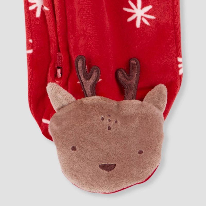 slide 5 of 6, Carter's Just One You® Baby Holiday Reindeer Sleep N' Play - Red Newborn, 1 ct