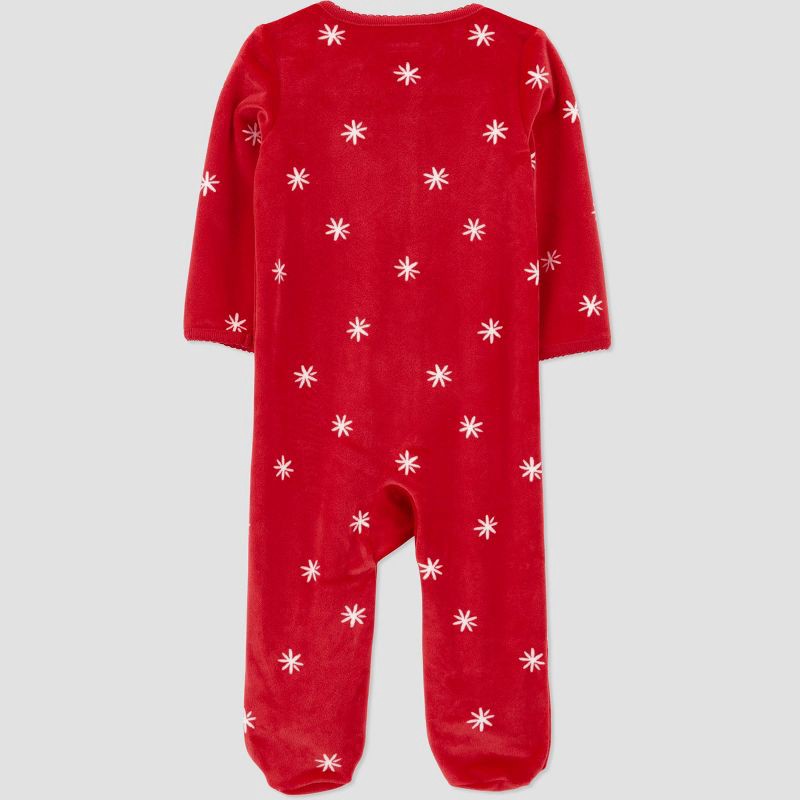 slide 2 of 6, Carter's Just One You® Baby Holiday Reindeer Sleep N' Play - Red 3M, 1 ct