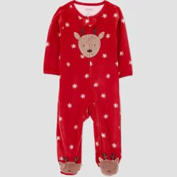 Carter's Just One You® Baby Holiday Reindeer Sleep N' Play - Red 9M