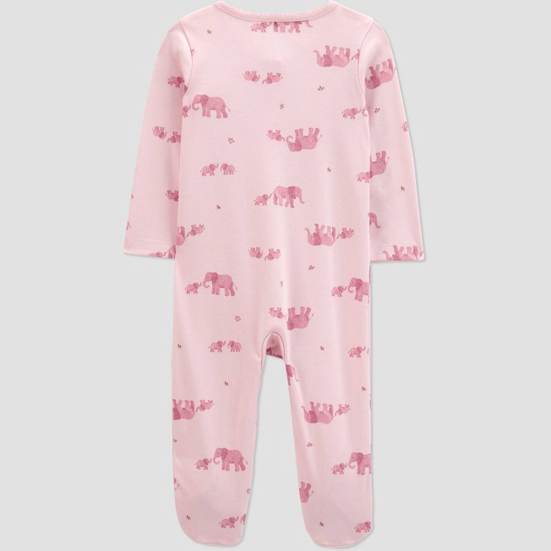 slide 2 of 4, Carter's Just One You® Baby Girls' Elephant Sleep N' Play - Pink Newborn, 1 ct