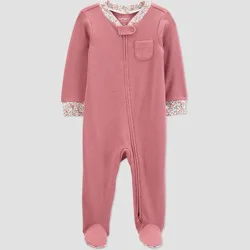 Carter's Just One You® Baby Girls' Floral Sleep N' Play - Pink 9M