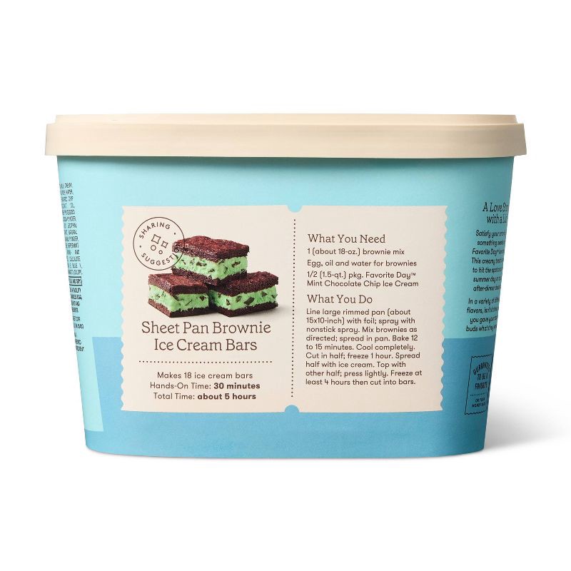 slide 3 of 4, Mint Chocolate Chip Ice Cream - 48oz - Favorite Day™, 48 oz