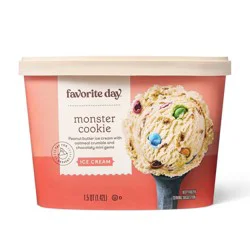 Monster Cookie Ice Cream - 48 fl oz - Favorite Day™