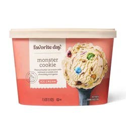 Monster Cookie Ice Cream - 48 fl oz - Favorite Day™