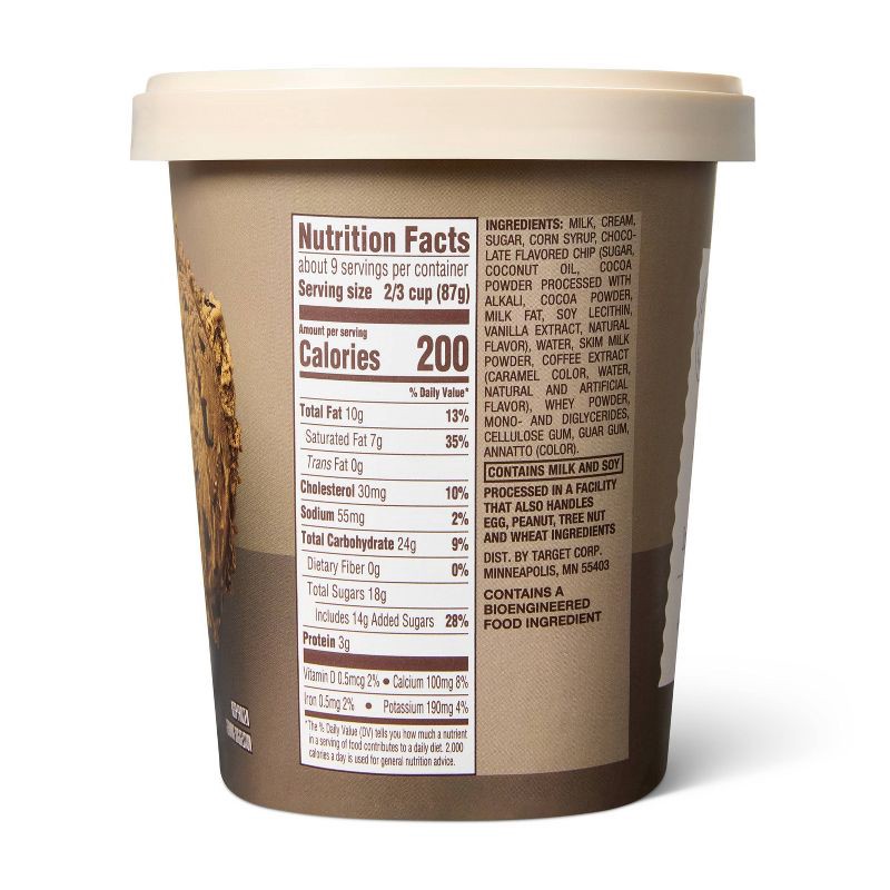 slide 2 of 4, Java Chunk Coffee Ice Cream - 48oz - Favorite Day™, 48 oz