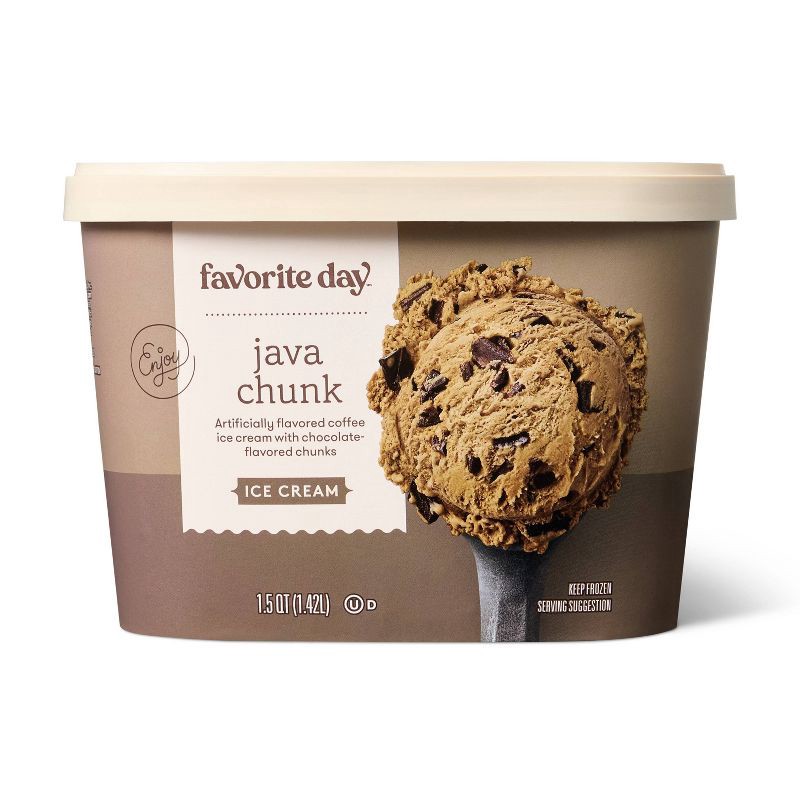 slide 1 of 4, Java Chunk Coffee Ice Cream - 48oz - Favorite Day™, 48 oz