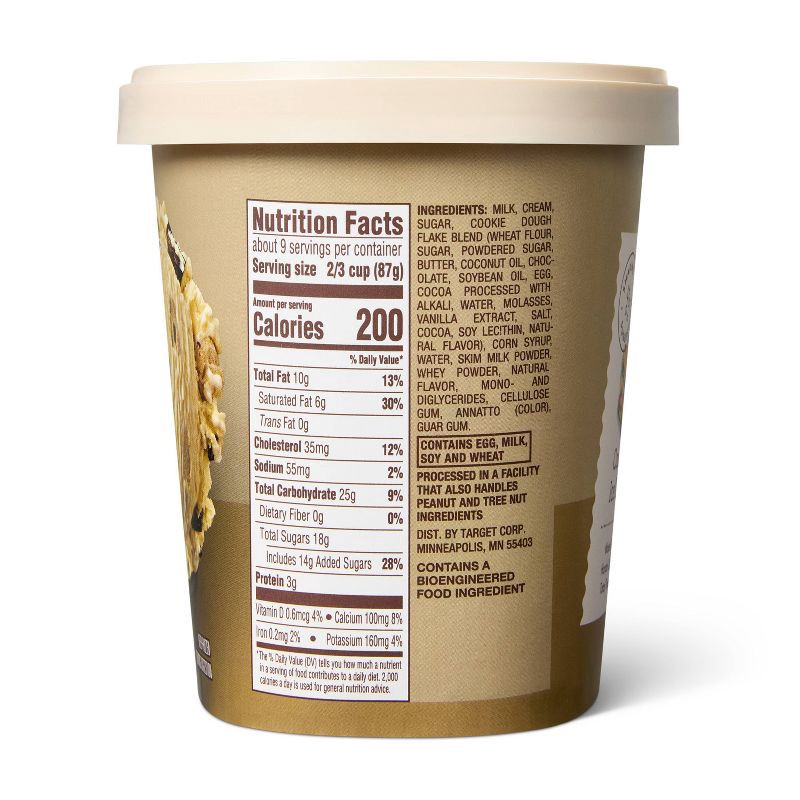 slide 2 of 4, Cookie Dough Ice Cream - 48oz - Favorite Day™, 48 oz