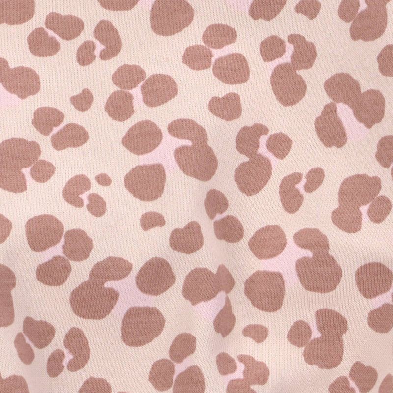 slide 3 of 5, Carter's Just One You® Baby Girls' 3pc Cheetah Sweatshirt with Long Sleeve Bodysuit and Flared Leggings Set - Pink 3M, 3 ct