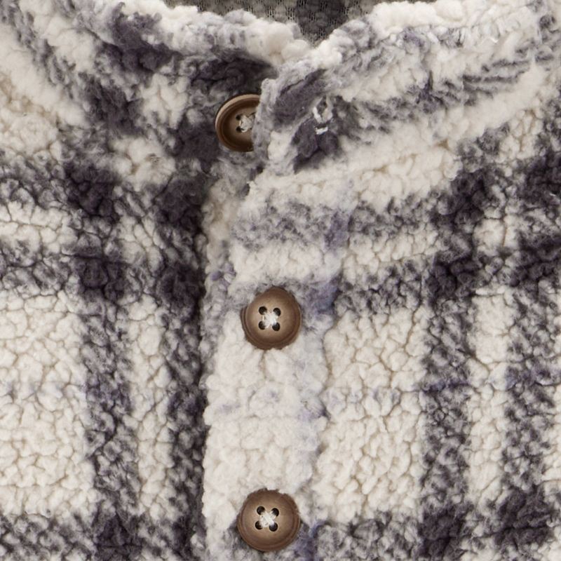 slide 5 of 6, Carter's Just One You® Baby Boys' 3pc Plaid Pullover Sweater with Long Sleeve Bodysuit and Jogger Pants Set - Black 3M, 3 ct