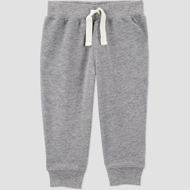 slide 3 of 7, Carter's Just One You® Baby Boys' 3pc Camo Sweatshirt with Long Sleeve Bodysuit and Jogger Pants Set - Green 18M, 3 ct