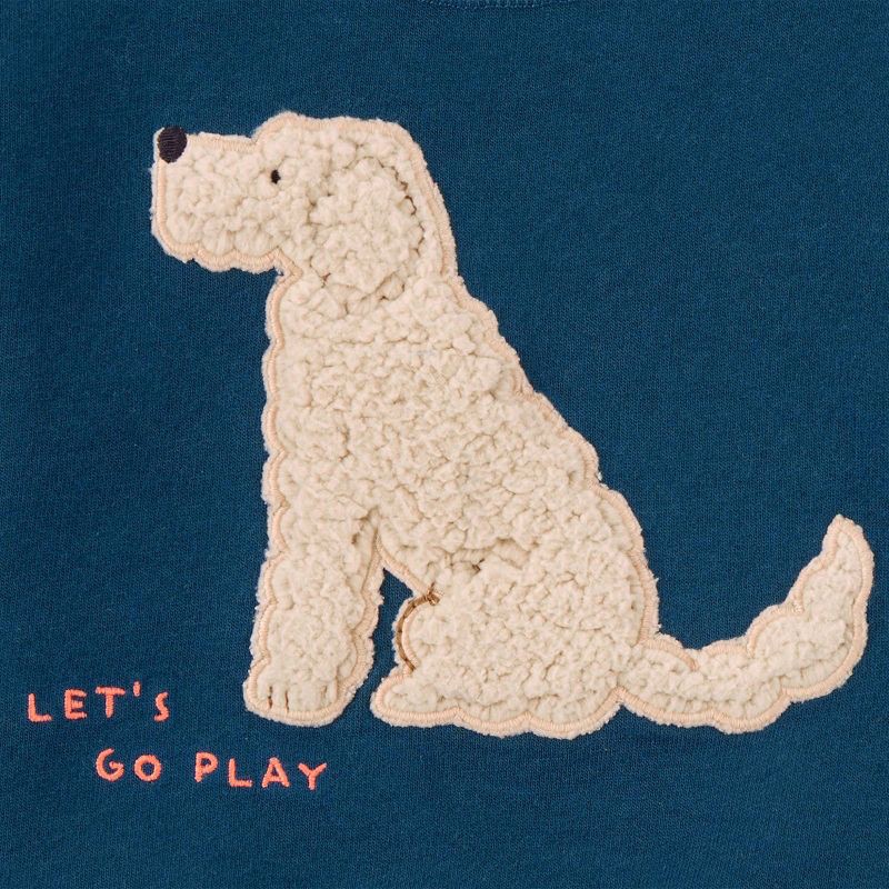 slide 5 of 6, Carter's Just One You® Baby Boys' 3pc Dog Sweatshirt with Long Sleeve Bodysuit and Jogger Pants Set - Navy Blue 18M, 3 ct