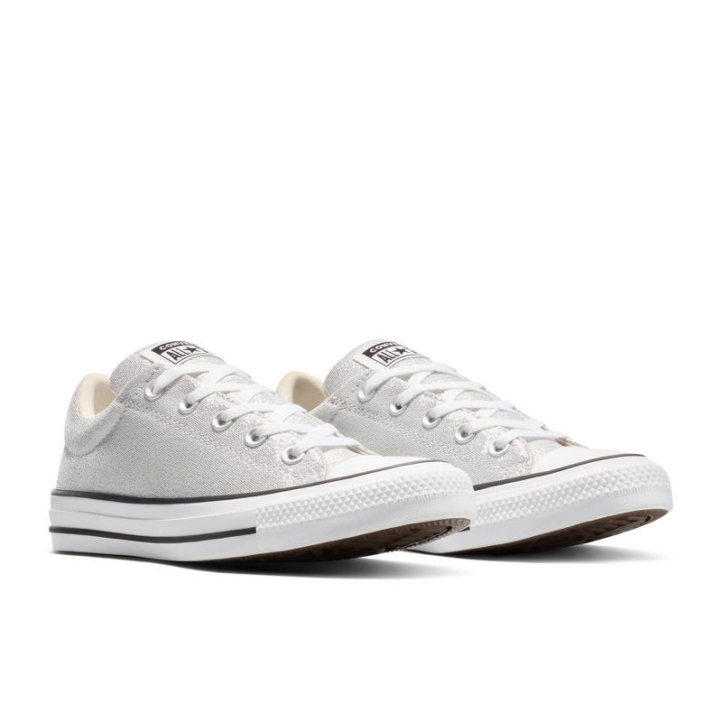 slide 5 of 8, Converse Adult Street Low Top Lurex Shine Sneakers - Silver M4 / W6, 1 ct