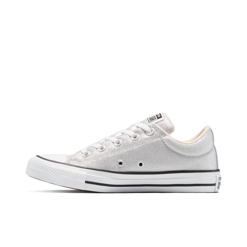 slide 3 of 8, Converse Adult Street Low Top Lurex Shine Sneakers - Silver M7.5 / W9.5, 1 ct