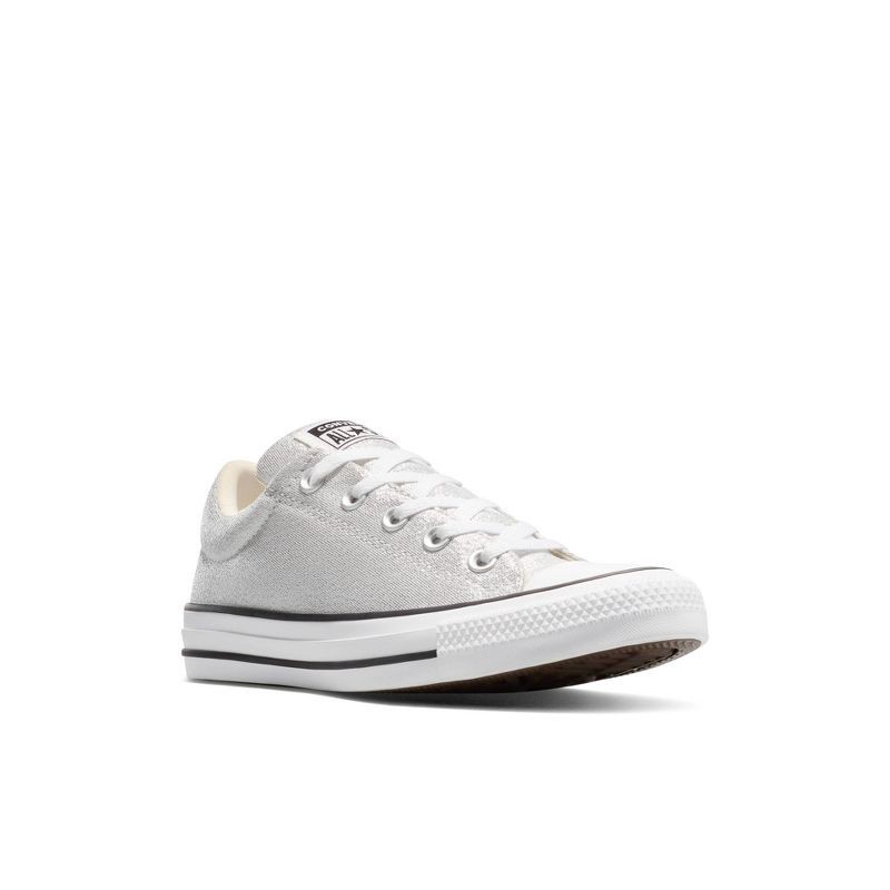 slide 6 of 8, Converse Adult Street Low Top Lurex Shine Sneakers - Silver M8/W10, 1 ct
