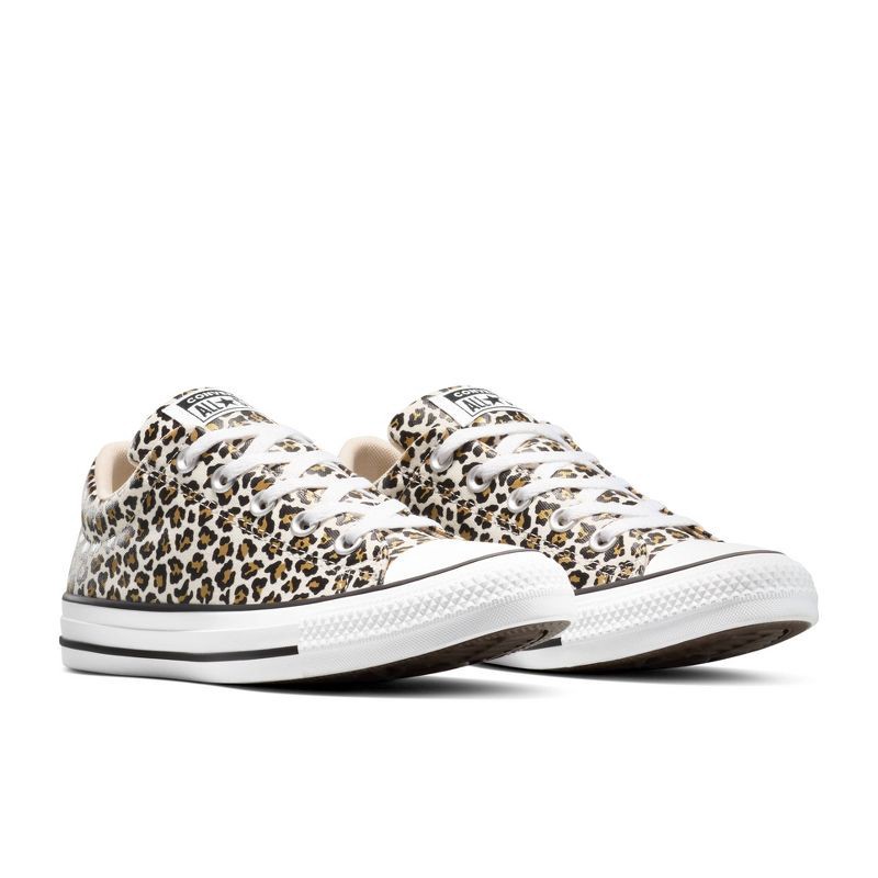 slide 5 of 8, Converse Adult Street Low Top Cheetah Sneakers - Cream M4.5 / W6.5, 1 ct