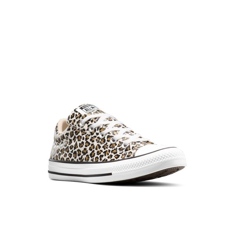 slide 6 of 8, Converse Adult Street Low Top Cheetah Sneakers - Cream M4.5 / W6.5, 1 ct