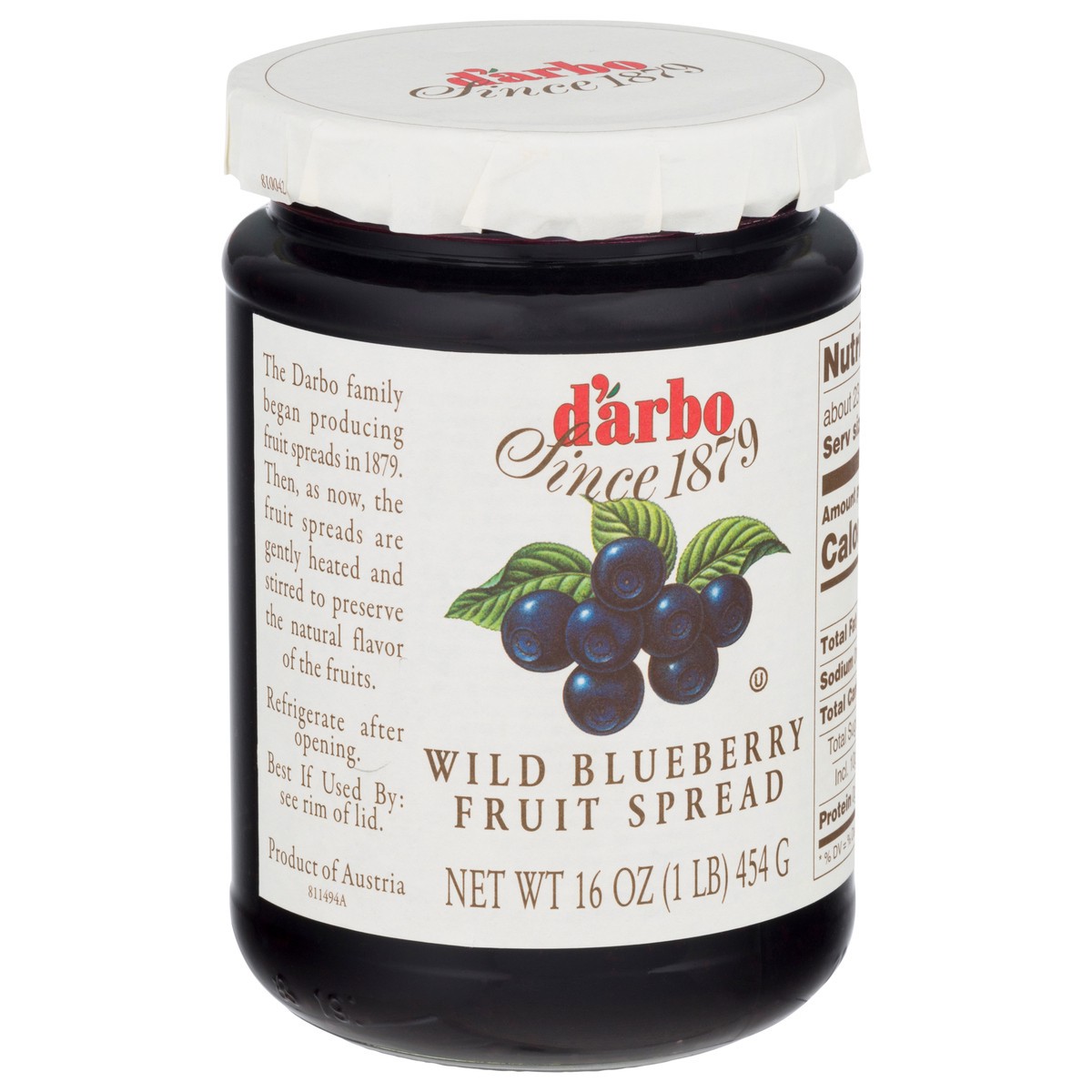 slide 4 of 11, d'Arbo Wild Blueberry Fruit Spread 16 oz, 16 oz