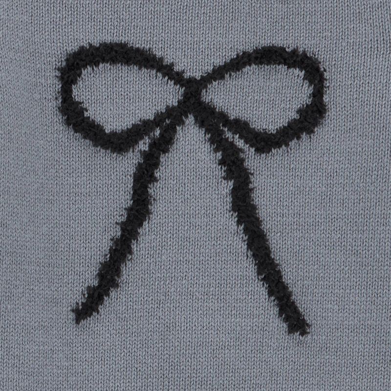 slide 3 of 4, Carter's Just One You® Baby Girls' 2pc Bow Sweater Set - Gray Newborn, 2 ct