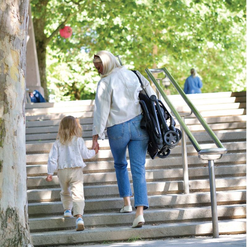 slide 2 of 9, Colugo Compact Plus Travel Stroller - Black, 1 ct