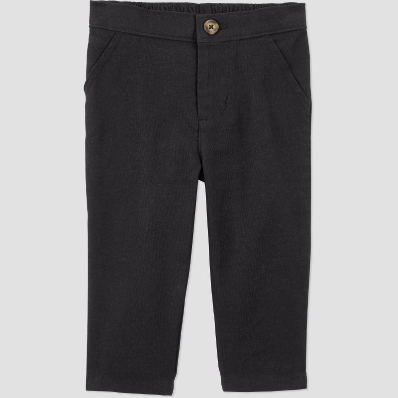 slide 3 of 6, Carter's Just One You® Baby Boys' 4pc Holiday Plaid Bow Tie Set - Black 9M, 4 ct