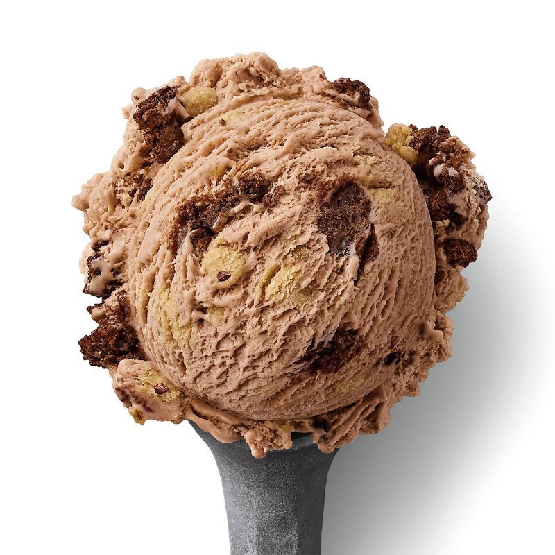 slide 3 of 3, Brownie Cookie Dough Ice Cream - 16oz - Favorite Day™, 16 oz