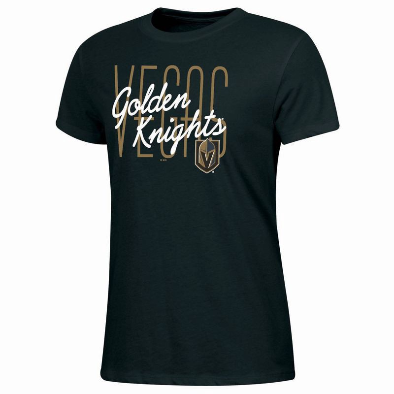 slide 1 of 3, NHL Vegas Golden Knights Women's Short Sleeve T-Shirt - S, 1 ct