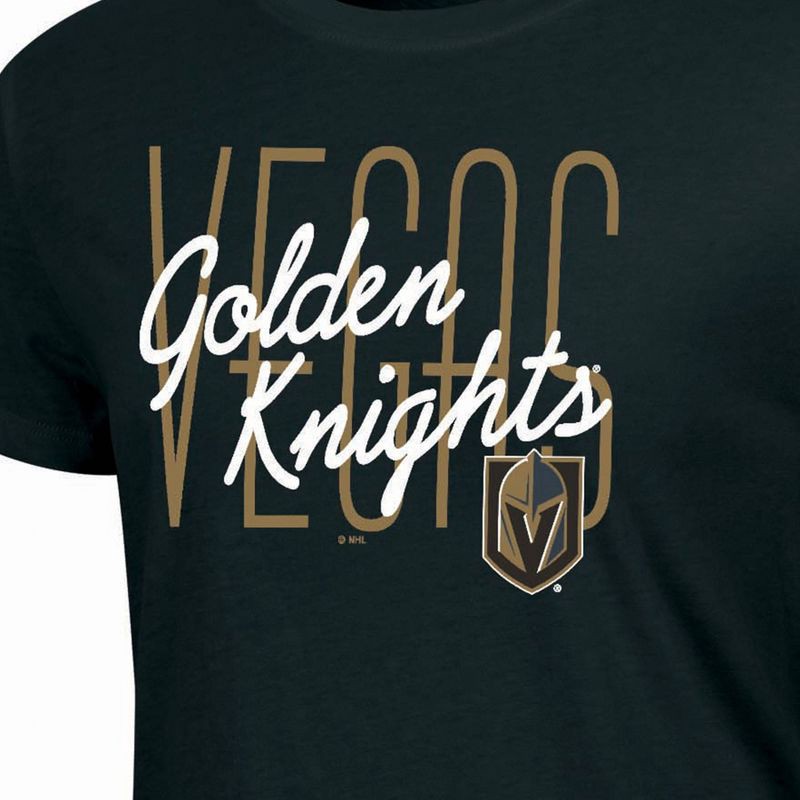 slide 3 of 3, NHL Vegas Golden Knights Women's Short Sleeve T-Shirt - XL, 1 ct