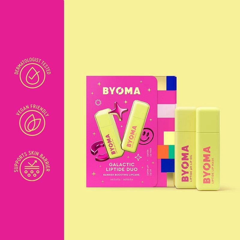 slide 6 of 6, BYOMA Duo Gift Set - Liptide Lip Mask and pH Lip Oil - 2pc, 2 ct
