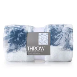 Novelty Recycled Printed Paris Plush Throw Blanket