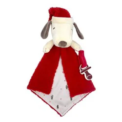 Peanuts Little Snoopy Holiday Blanky Plush Baby Learning Toy