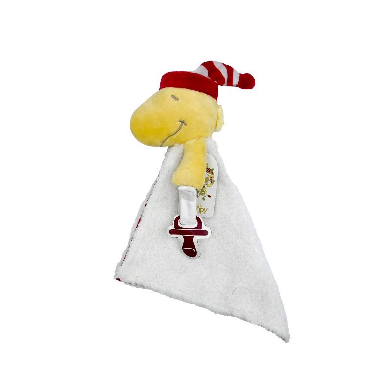 slide 2 of 3, Peanuts Little Snoopy Woodstock Holiday Blanky Plush Baby Learning Toy, 1 ct