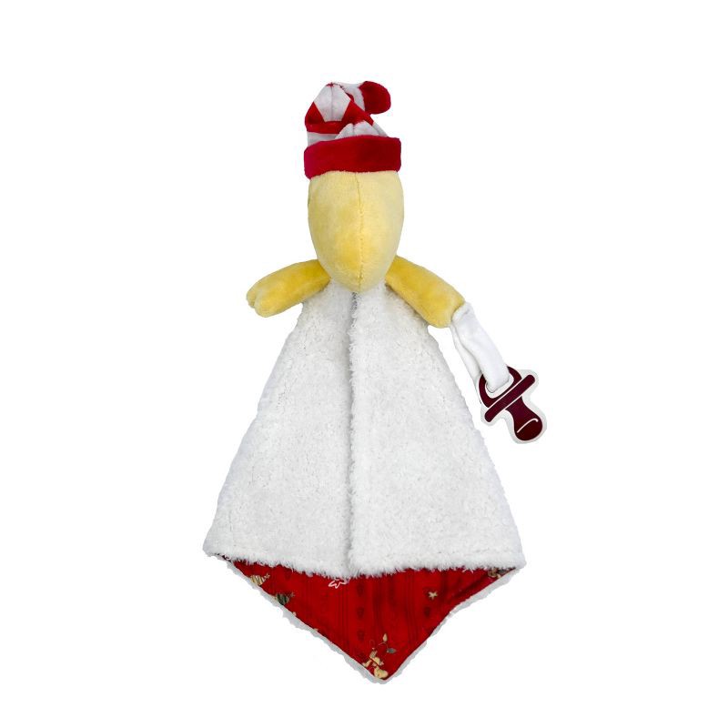 slide 3 of 3, Peanuts Little Snoopy Woodstock Holiday Blanky Plush Baby Learning Toy, 1 ct