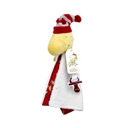 Peanuts Little Snoopy Woodstock Holiday Blanky Plush Baby Learning Toy