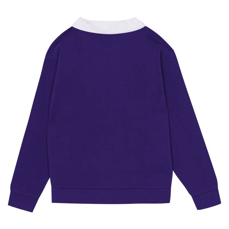 slide 3 of 3, NCAA Kansas State Wildcats Girls' Collared Fleece Sweatshirt - XS, 1 ct