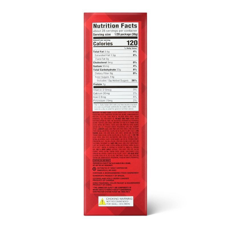 slide 2 of 5, Christmas Barn Gingerbread Cookie Kit - 29.9oz - Favorite Day™, 29.9 oz