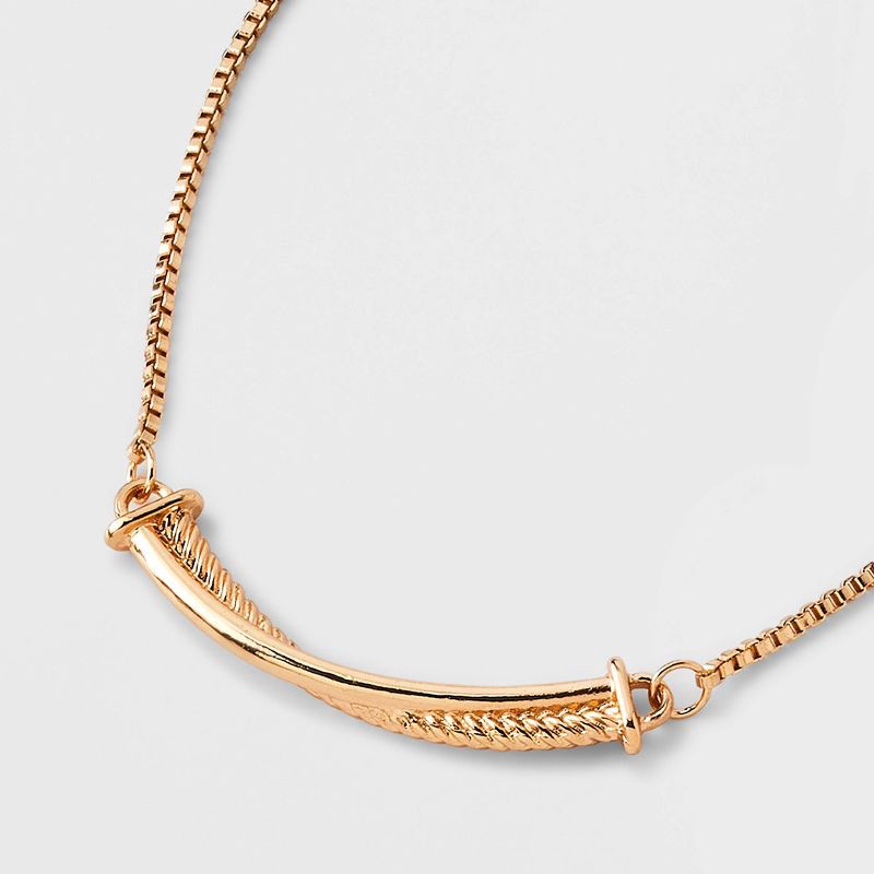 slide 4 of 4, Chain Necklace - A New Day™ Gold, 1 ct