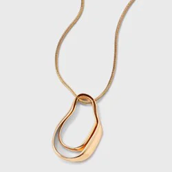 Organic Pendant Necklace - A New Day™ Gold