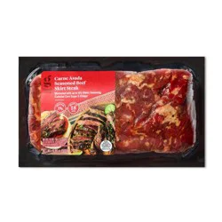 Carne Asada Seasoned Beef Skirt Steak - 19.84oz - Good & Gather™