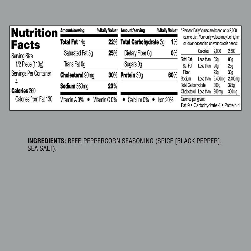 slide 4 of 4, Cracked Peppercorn Crusted Beef Sirloin Petite Steak - 16oz - Good & Gather™, 16 oz