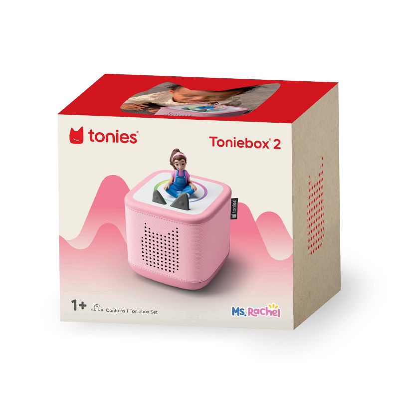 slide 8 of 8, tonies Ms. Rachel Toniebox 2 Starter Set - Cloud Pink, 1 ct