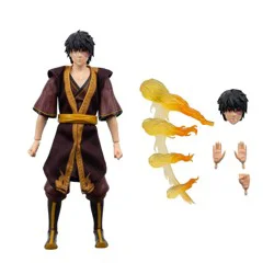 Avatar: The Last Airbender 6.5" Zuko Classic Action Figure: 15 Points of Articulation, ABS Material