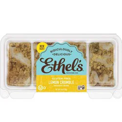 Ethel's Baking Co Gluten Free Lemon Crumble Dessert Bars - 6oz/4ct