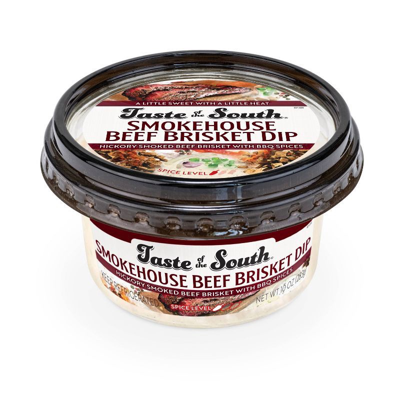 slide 2 of 4, Taste of the South Smokehouse Beef Brisket Cream Cheese Dip - 10oz, 10 oz