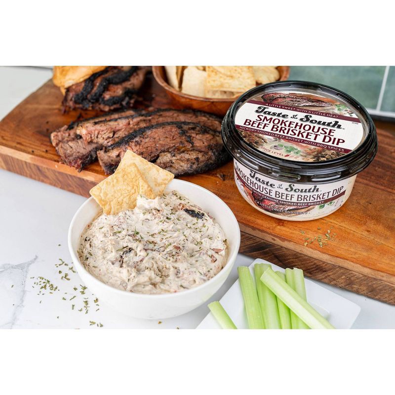 slide 4 of 4, Taste of the South Smokehouse Beef Brisket Cream Cheese Dip - 10oz, 10 oz