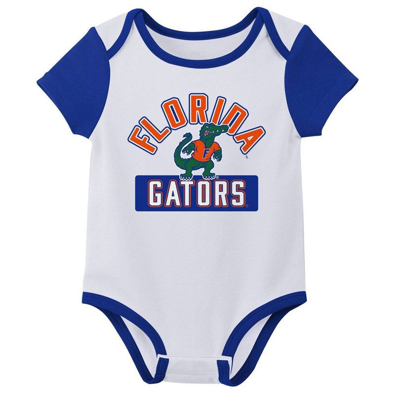 slide 3 of 4, NCAA Florida Gators Infant Boys' 3pk Bodysuit - 3-6M, 3 ct