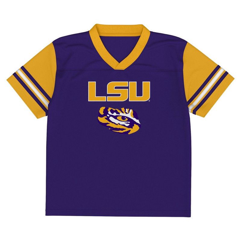slide 2 of 3, NCAA LSU Tigers Toddler Boys' Jersey - 4T, 1 ct