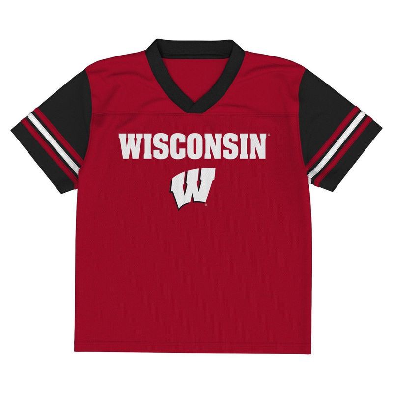 slide 2 of 3, NCAA Wisconsin Badgers Toddler Boys' Jersey - 3T, 1 ct
