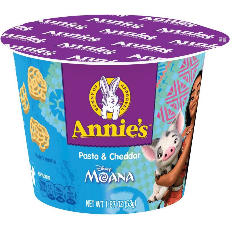 slide 5 of 5, Annie's Organic Moana Mac and Cheese Cups - 7.48oz/4ct, 4 ct; 7.48 oz